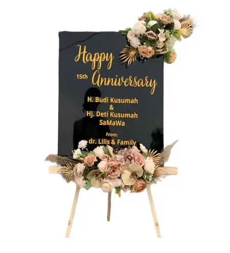 Papan Bunga Akrilik Weton