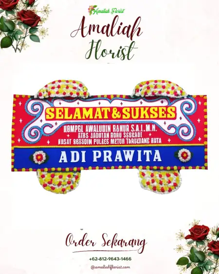 Papan Bunga Ucapan Selamat Weton