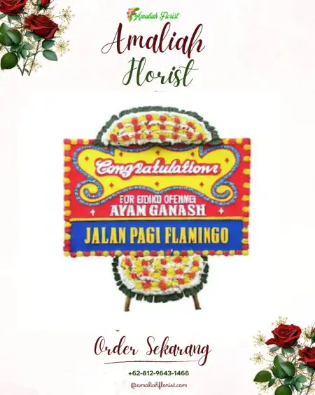 Sewa Papan Bunga Weton